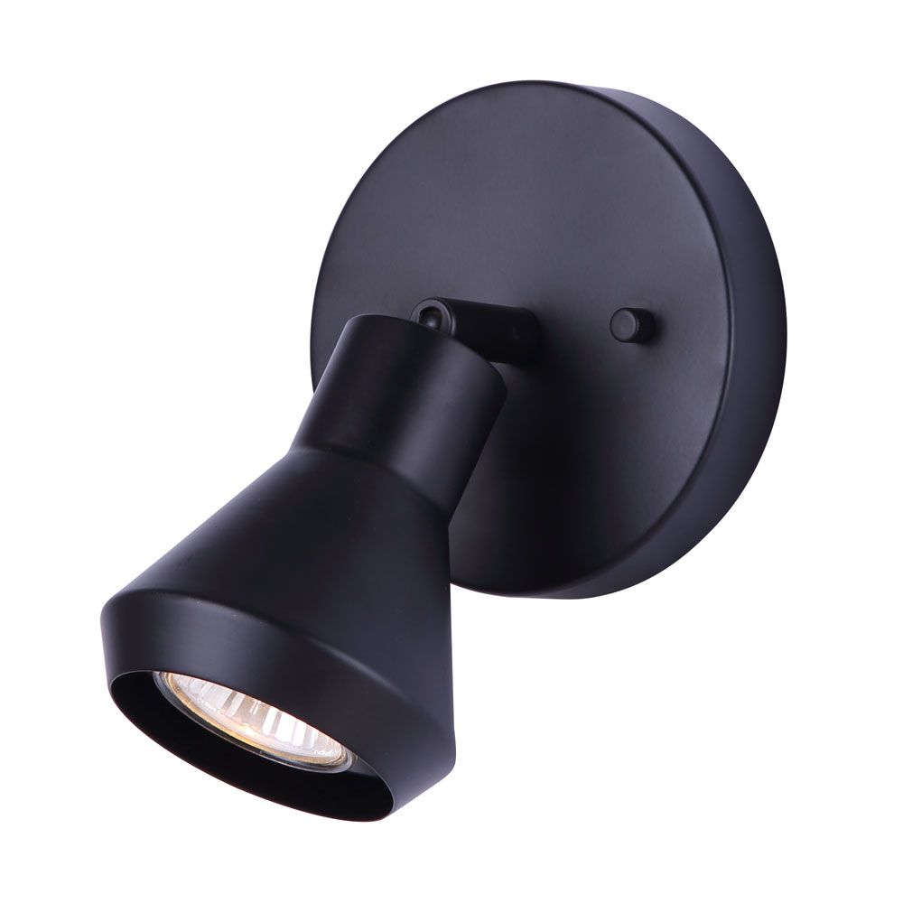 Canarm ICW1020A01BK10 Byck Track Ceiling Light in Black