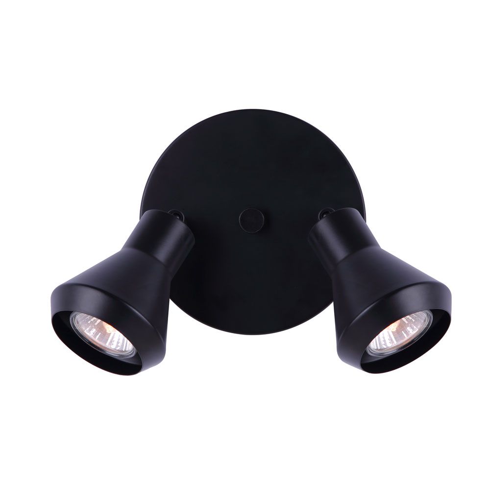 Canarm ICW1020A02BK10 Byck Track Ceiling Light in Black