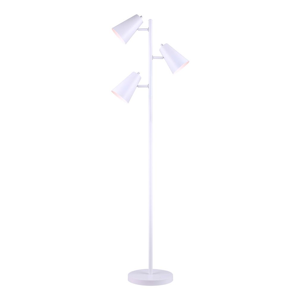 Canarm IFL1056A66WH Orli Floor Lamp in White