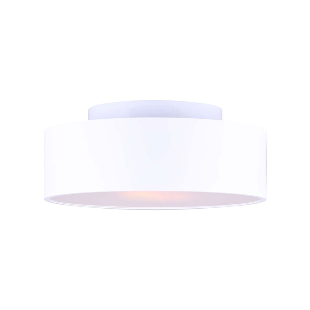 Canarm IFM742B13WH Cadell Flush Mount in White