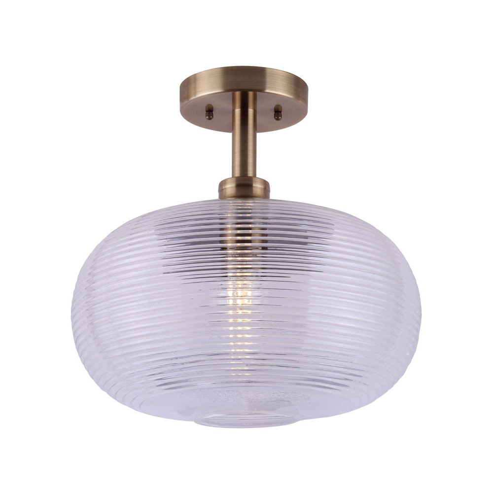 Canarm ISF744B01GD Ivah Semi Flush Mount in Gold