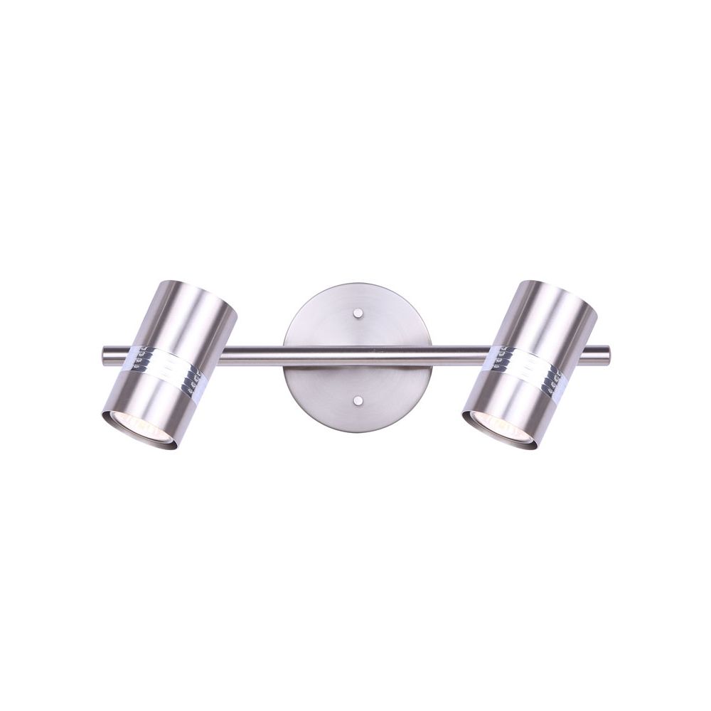 Canarm IT1058A02BNC10 Aldi Track Light in Brushed Nickel and Chrome
