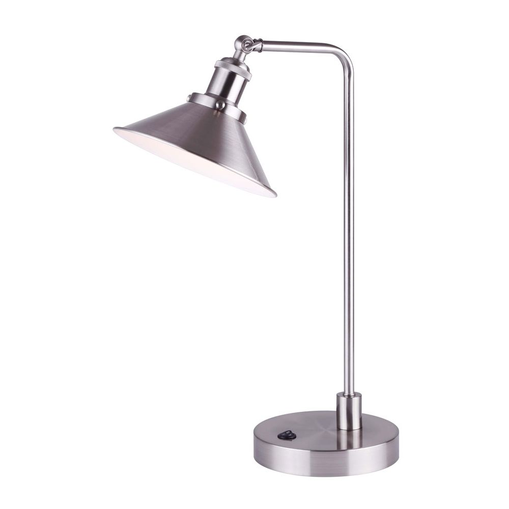 Canarm ITL1017A21BN Tally Table Lamp in Brushed Nickel