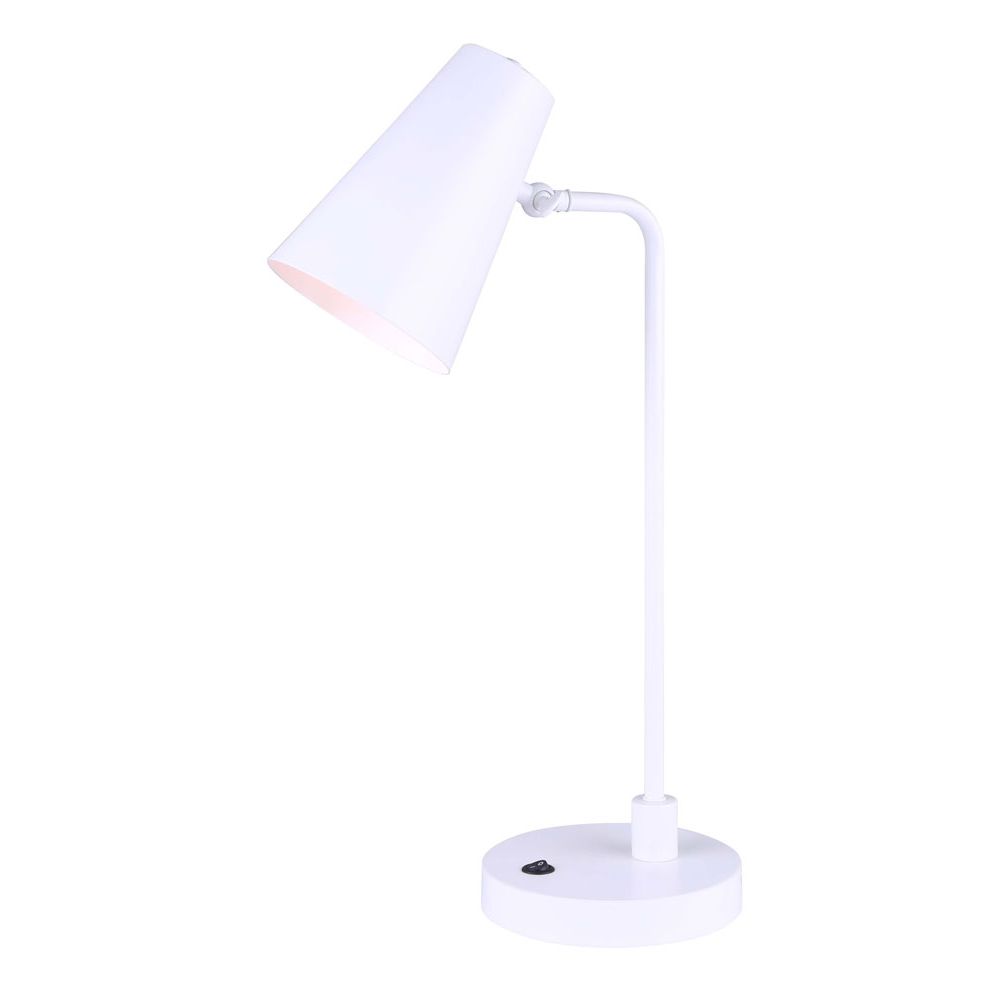Canarm ITL1056A22WH Orli Table Lamp in White