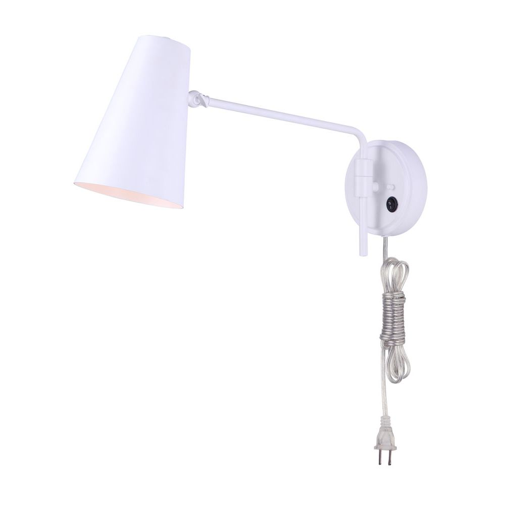 Canarm IWF1056A01WH Orli Wall Light in White
