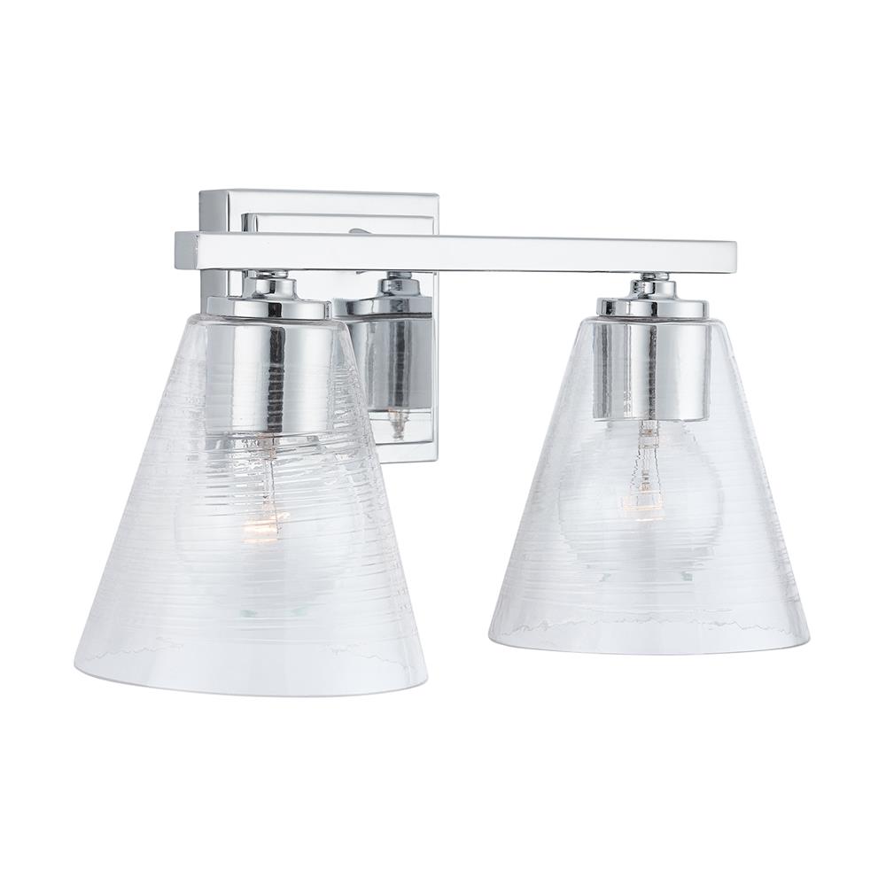 Capital Lighting 138323CH-493 Independent 2 Light Vanity in Chrome
