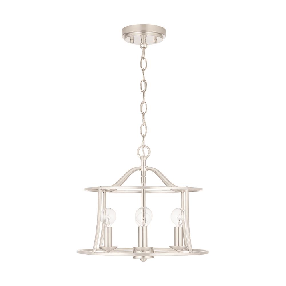 HomePlace by Capital Lighting 239541BN Cameron 4-Light Semi-Flush in Brushed Nickel