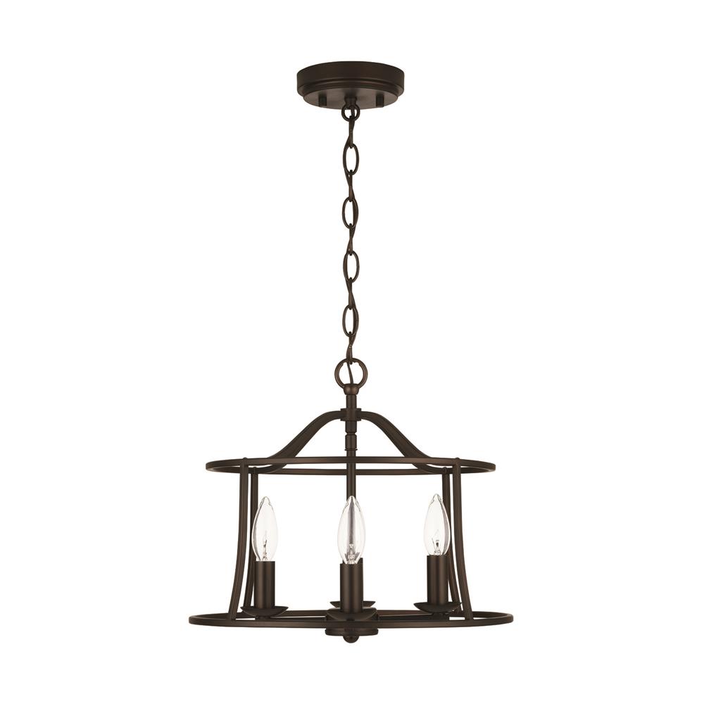 HomePlace by Capital Lighting 239541BZ Cameron 4-Light Semi-Flush in Bronze