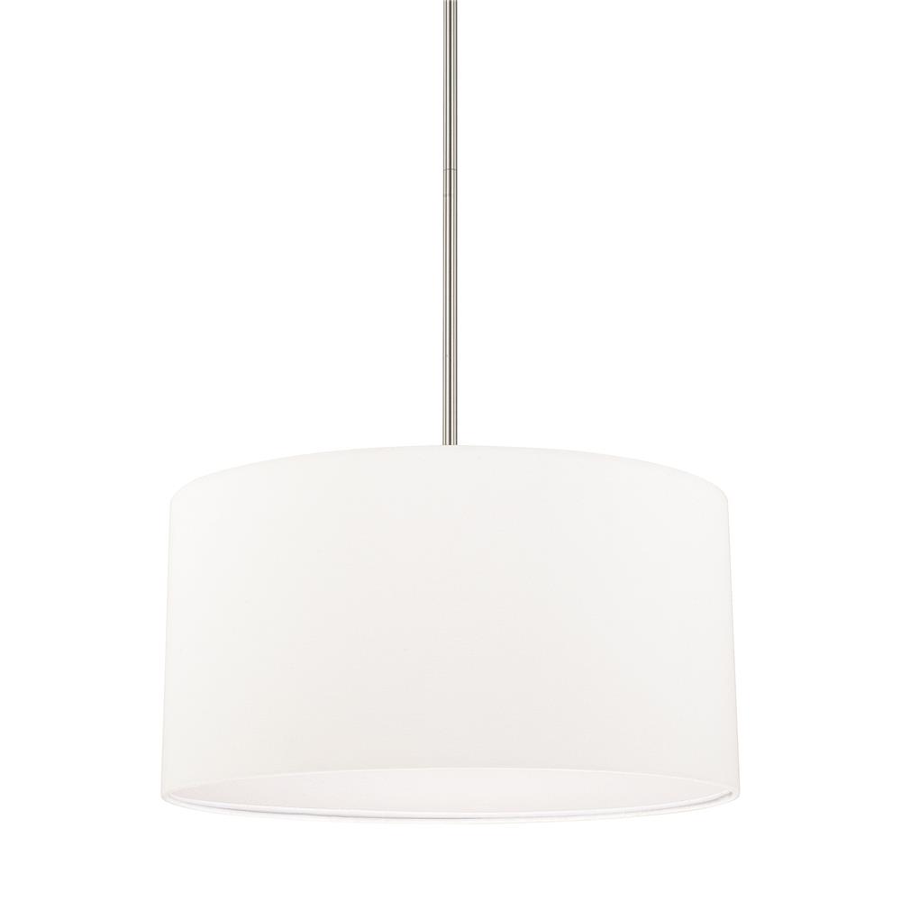 Homeplace by Capital Lighting 314632BN-659 314632BN-659 3 Light Pendant in Brushed Nickel