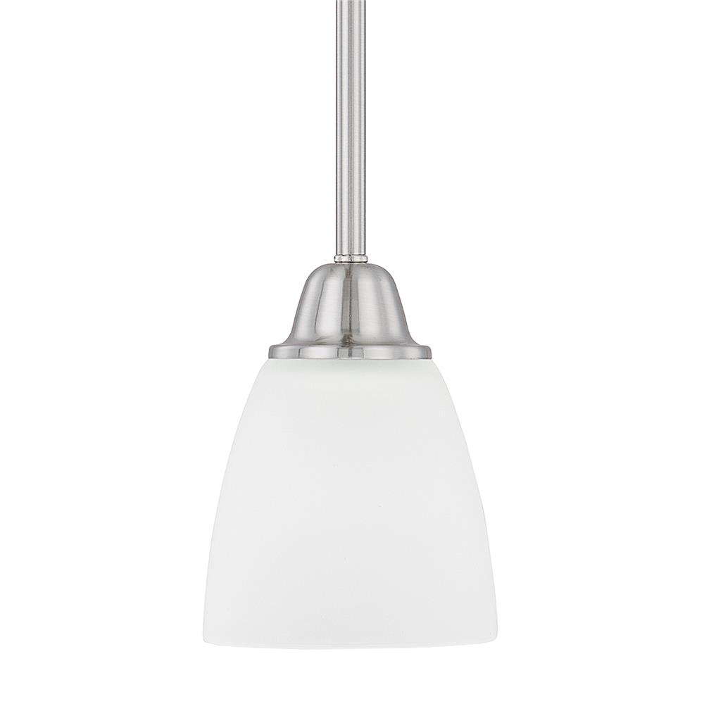 Homeplace by Capital Lighting 315111BN-337 315111BN-337 1 Light Pendant in Brushed Nickel