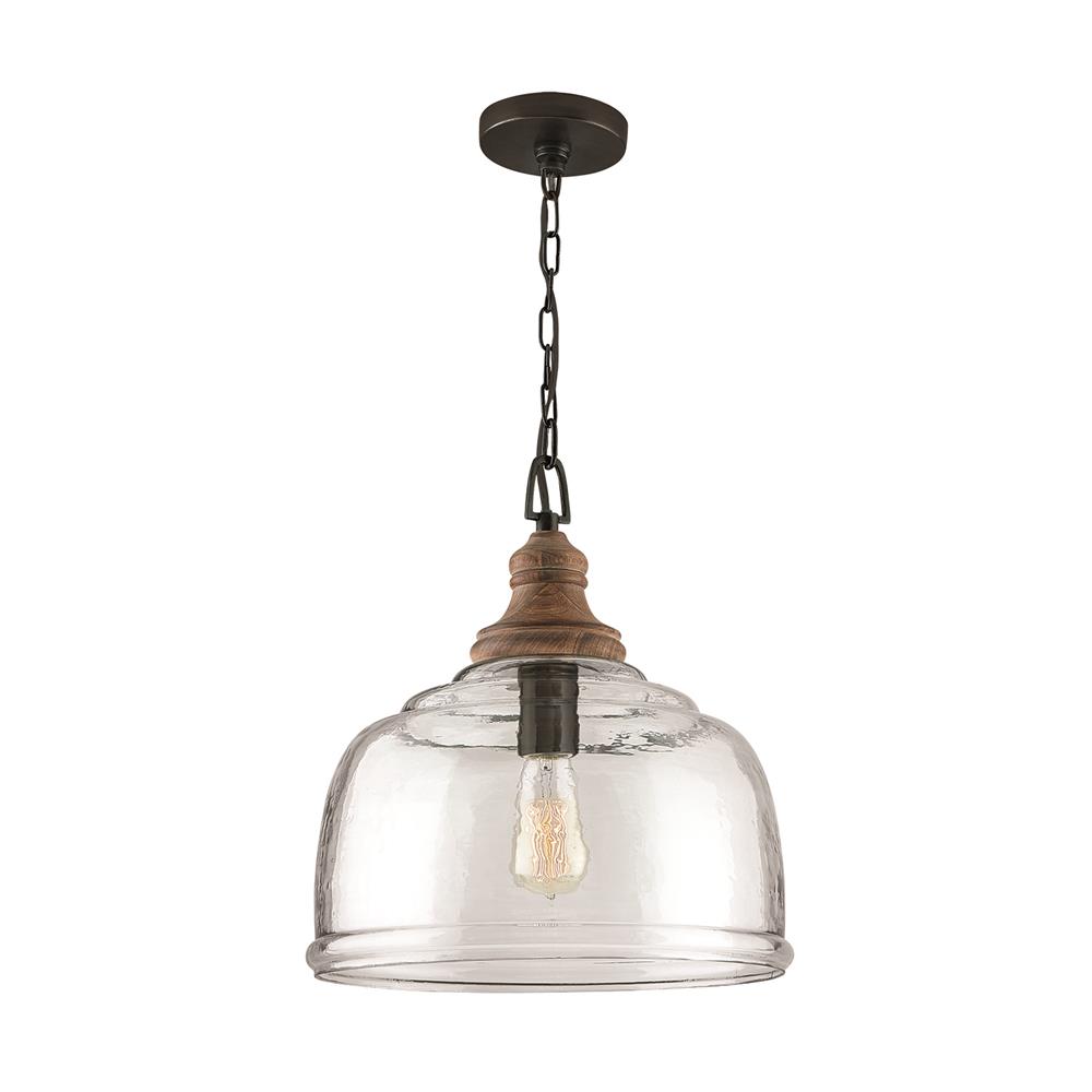 Capital Lighting 330318YG Independent 1 Light Pendant in Grey Wash And Grey Iron