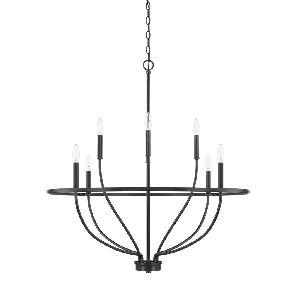 Homeplace by Capital Lighting 428581MB 8 Light Chandelier in Matte Black