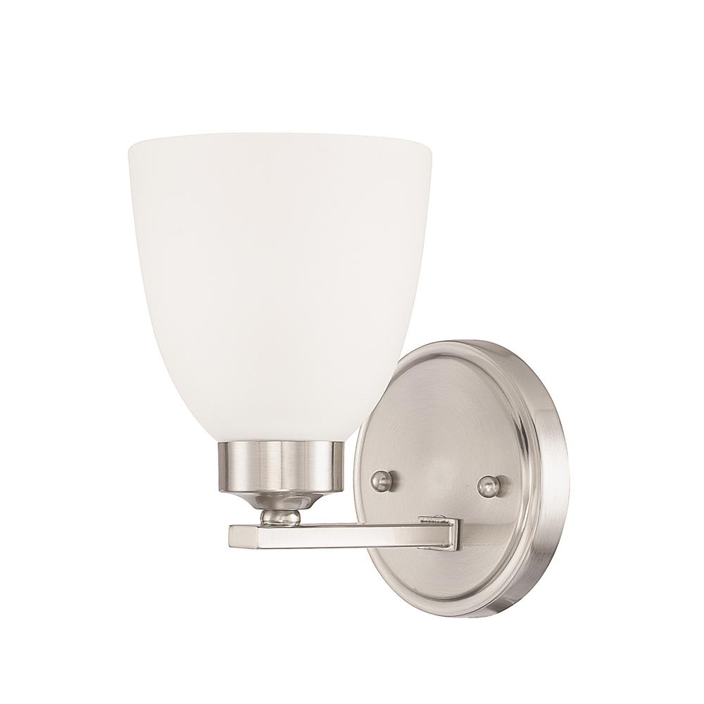 Homeplace by Capital Lighting 614311BN-333 614311BN-333 1 Light Sconce in Brushed Nickel