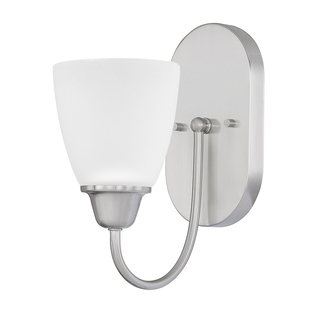 Homeplace by Capital Lighting 615111BN-337 615111BN-337 1 Light Sconce in Brushed Nickel