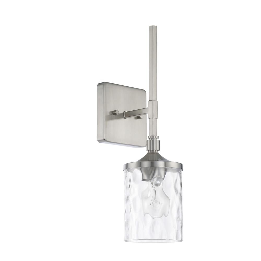 Homeplace by Capital Lighting 628811BN-451 1 Light Sconce in Brushed Nickel