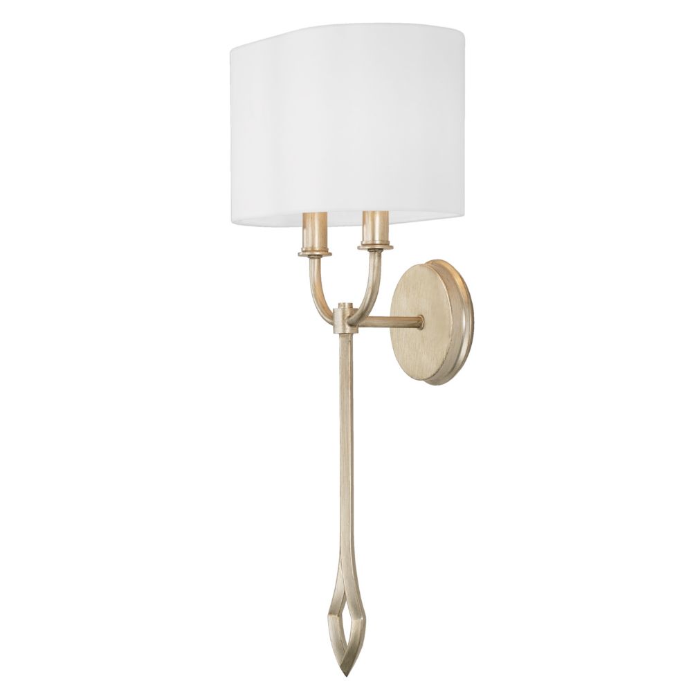Capital Lighting 650021BS 2-Light Sconce in Brushed Champagne