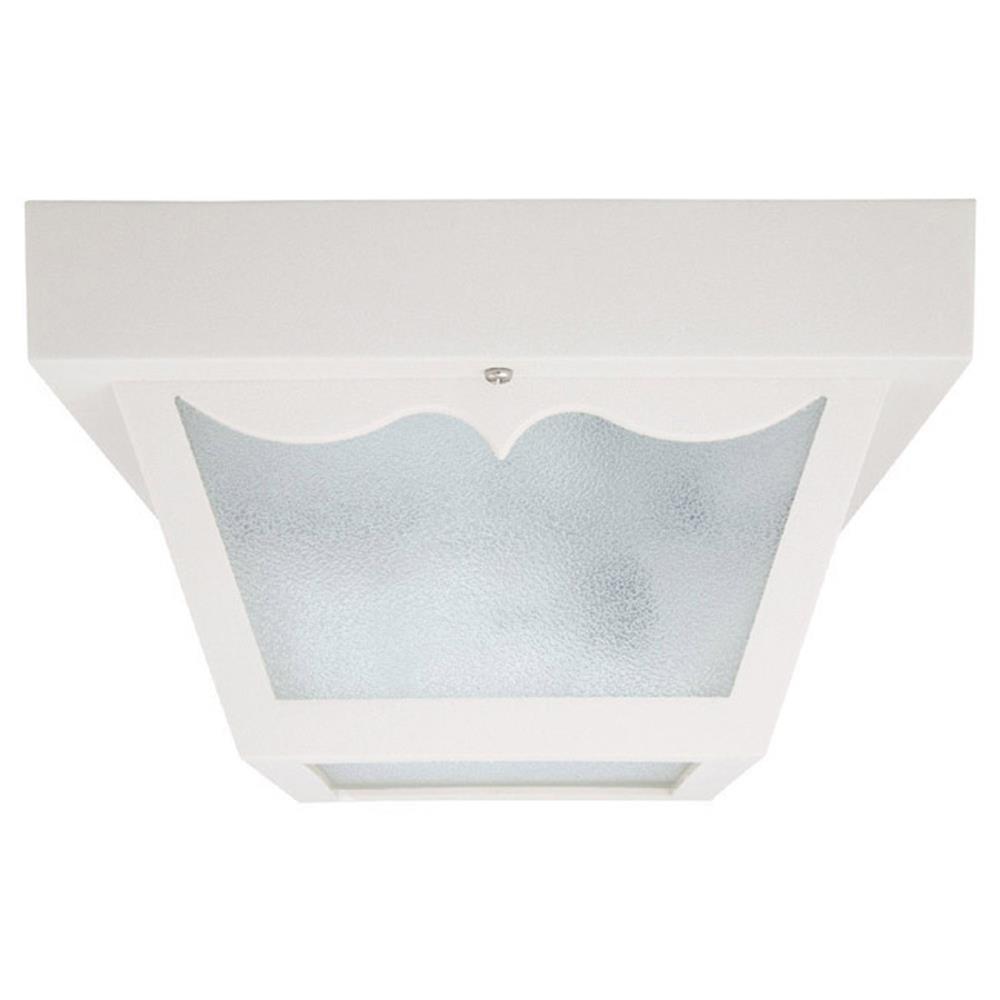 Homeplace by Capital Lighting 9239WH 9239WH White Outdoor Poly Ceiling Fixture