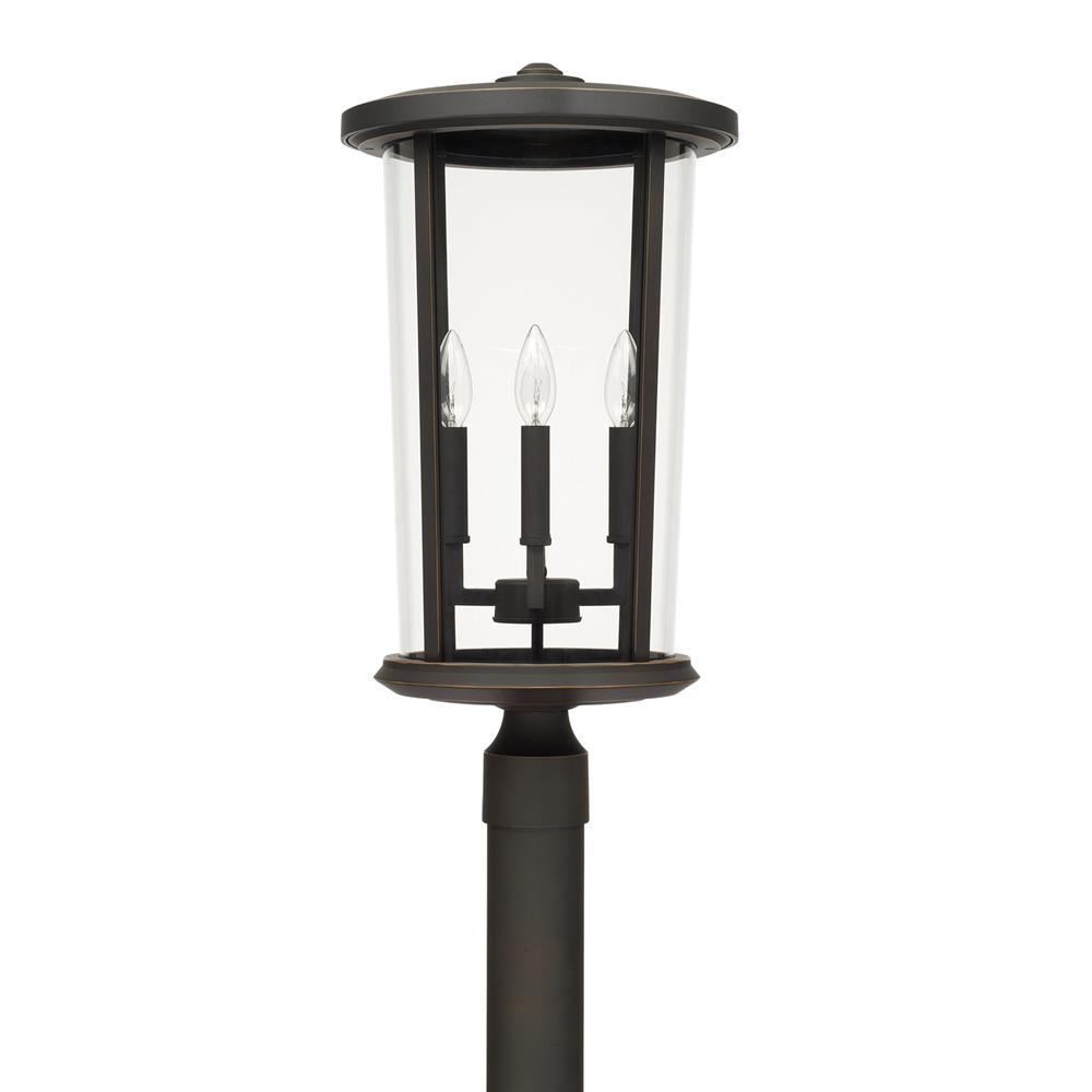 Capital Lighting 926743OZ Howell 4 Light Outdoor Post Lantern in Oiled Bronze