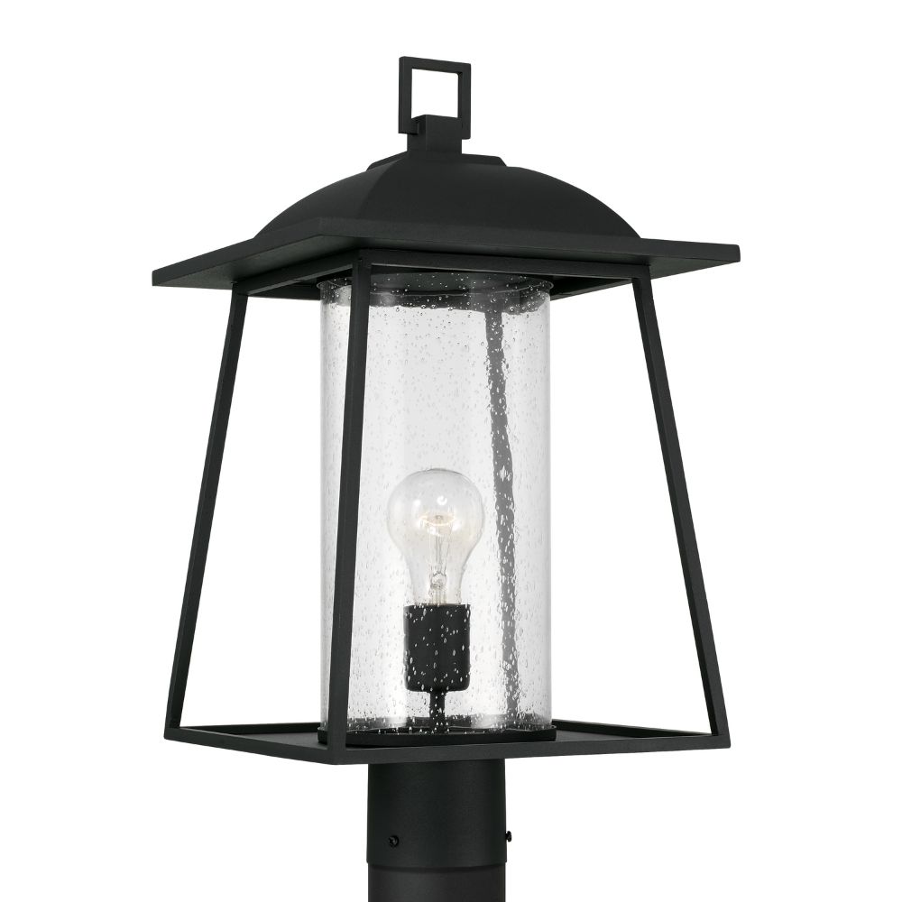 Capital Lighting 943615BK 1 Light Outdoor Post Lantern in Black