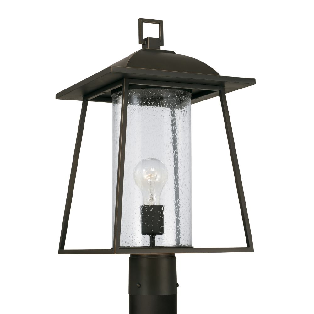 Capital Lighting 943615OZ 1 Light Outdoor Post Lantern in Oiled Bronze
