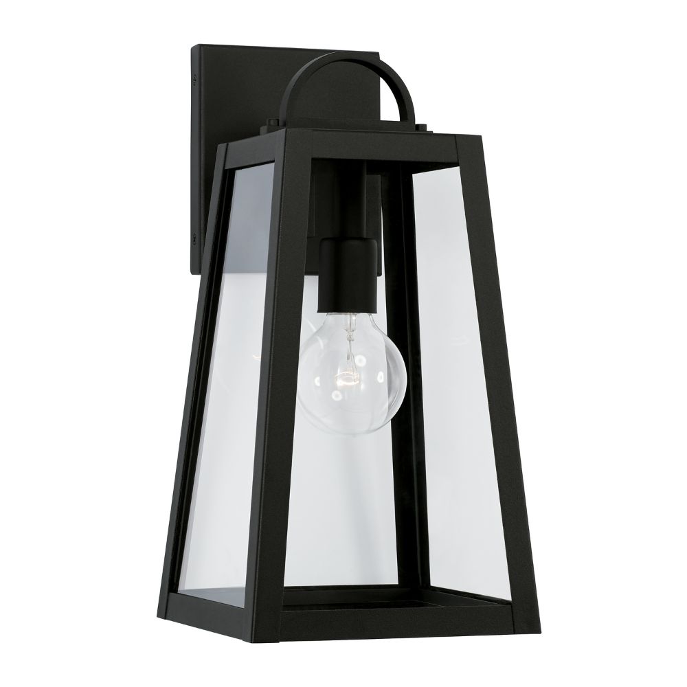 Capital Lighting 943711BK 1 Light Outdoor Wall Lantern in Black