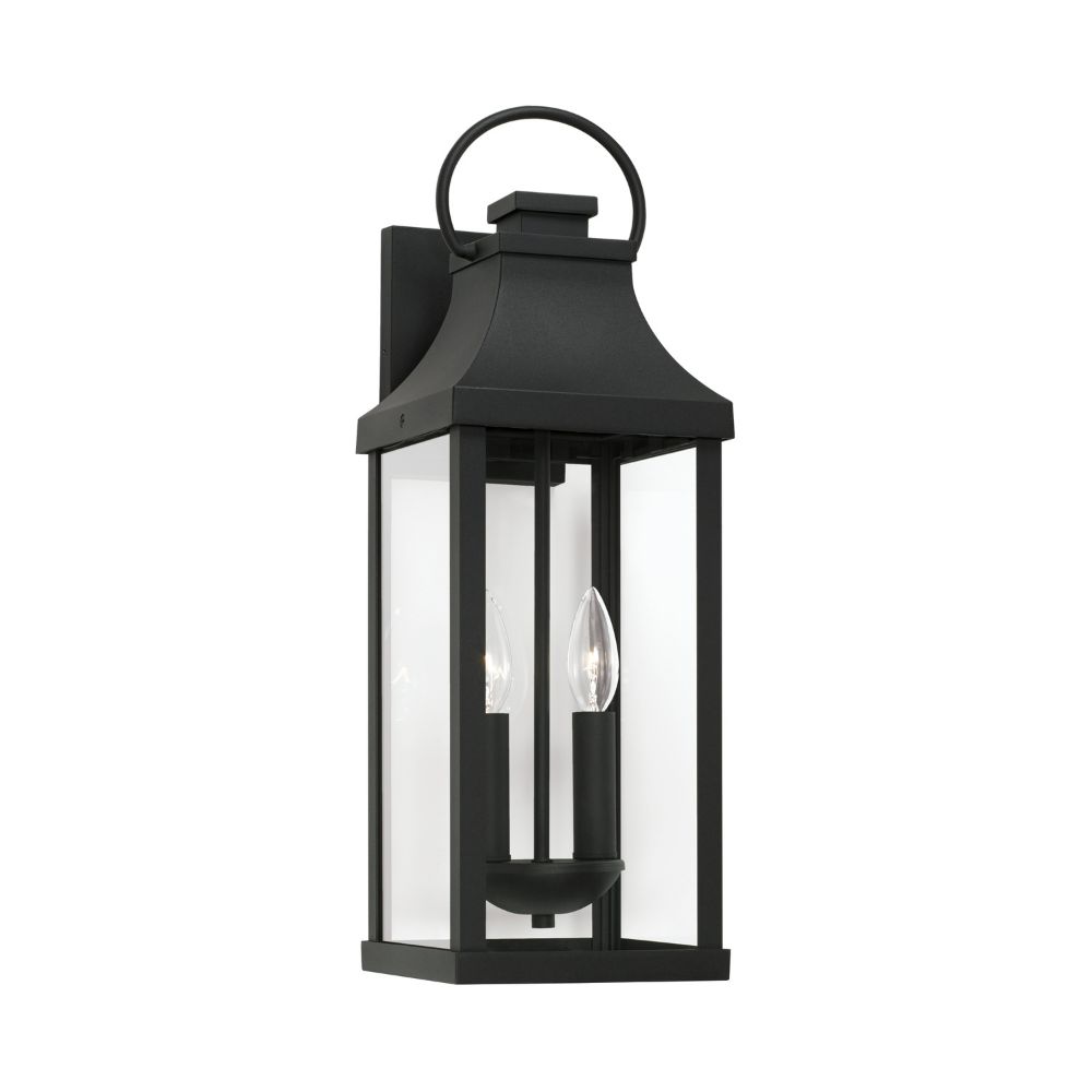 Capital Lighting 946421BK 2-Light Outdoor Wall-Lantern in Black