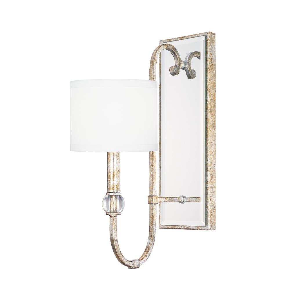 Capital Lighting 613311SG-654 1 Light Sconce in Silver and Gold Leaf