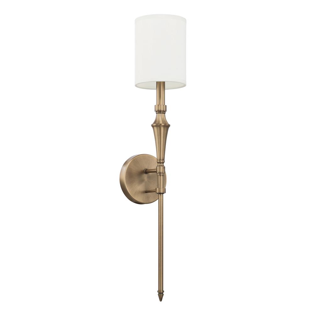 Capital Lighting 628416AD-684 1 Light Sconce in Aged Brass