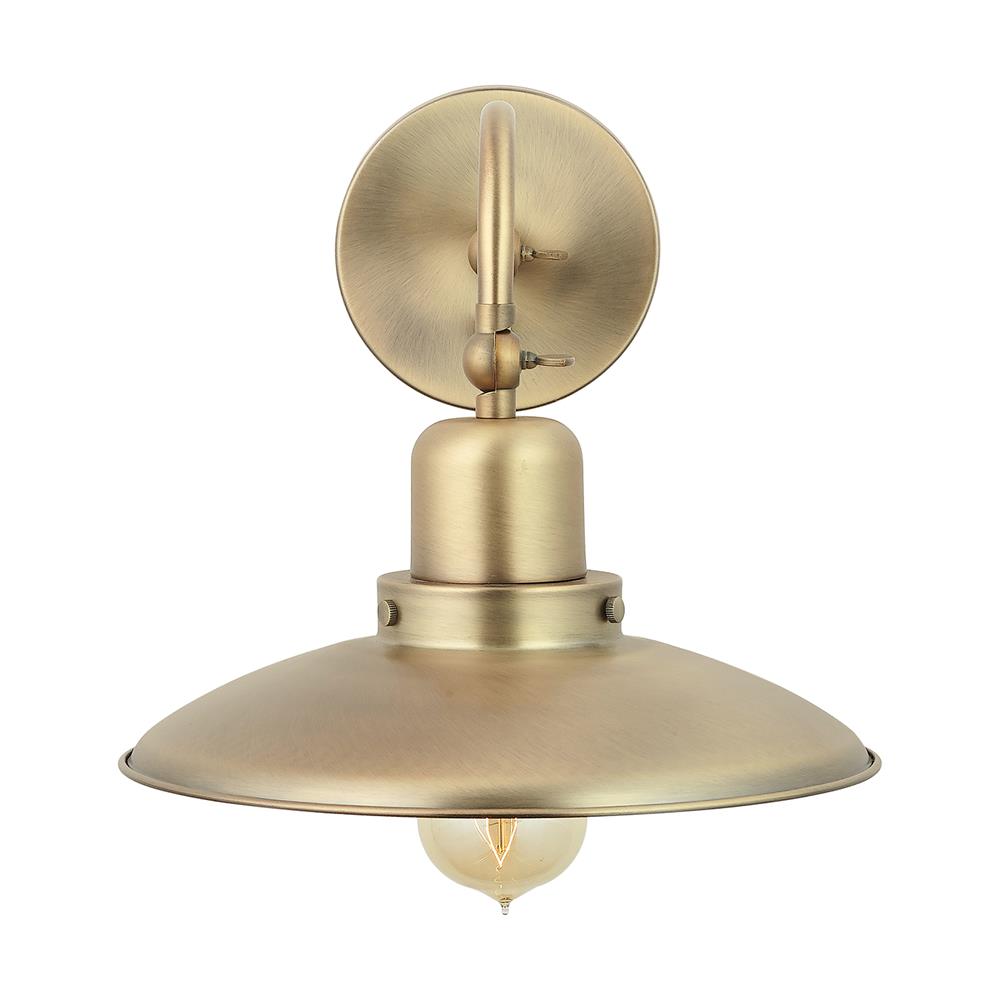 Capital Lighting 634811AD 10.25" 1 Light Sconce in Aged Brass