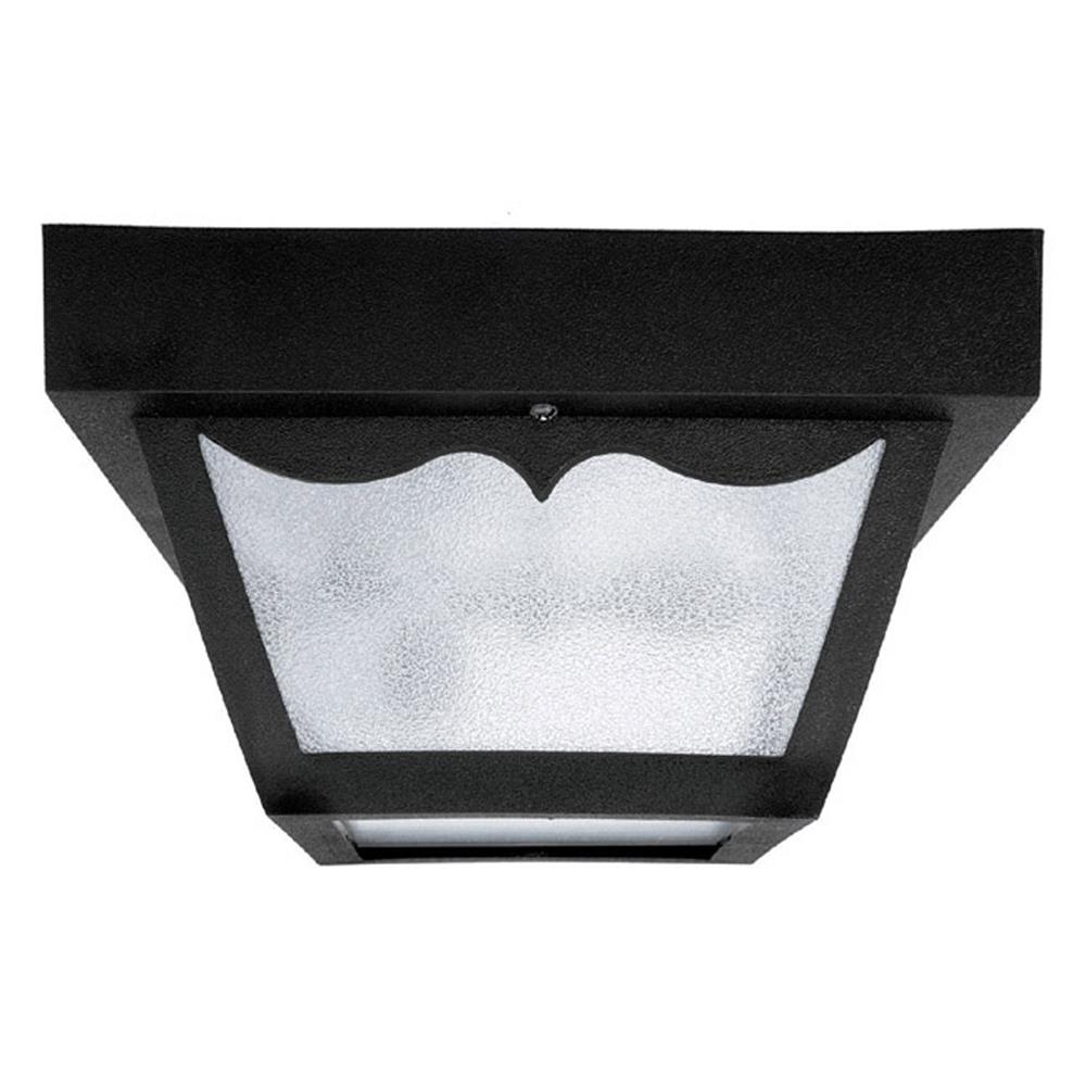 Homeplace by Capital Lighting 9237BK 9237BK Black Outdoor Poly Ceiling Fixture