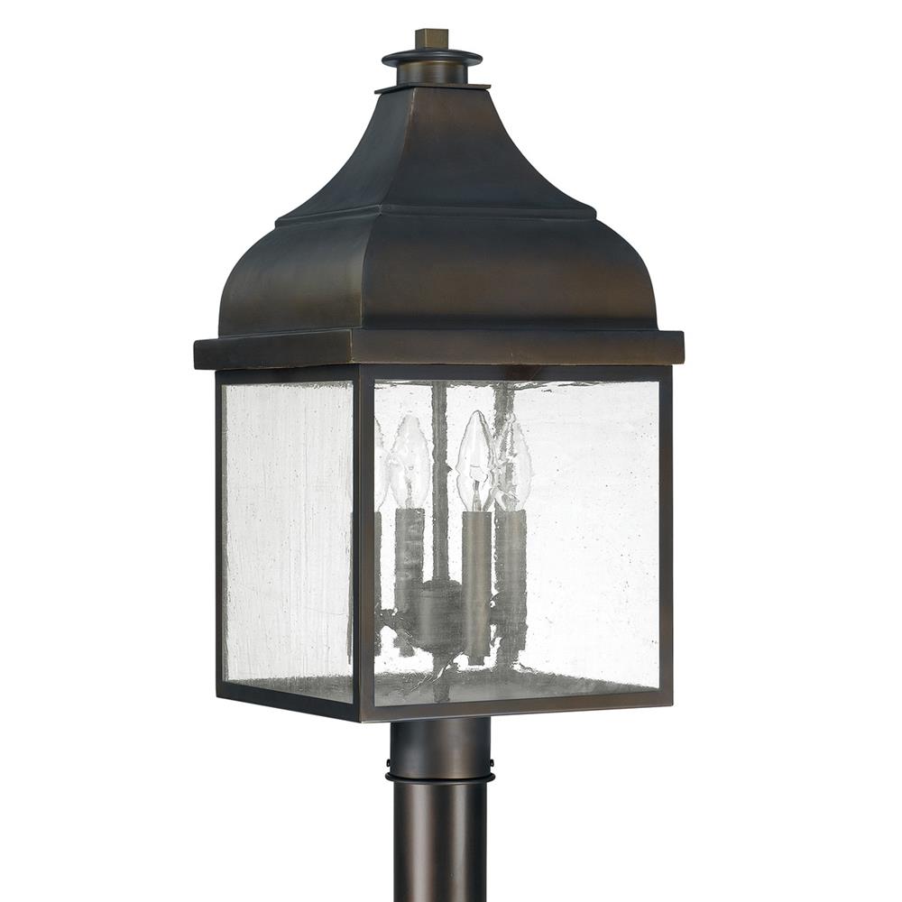 Capital Lighting 9645OB Westridge Old Bronze 4 Light Outdoor Post Lantern