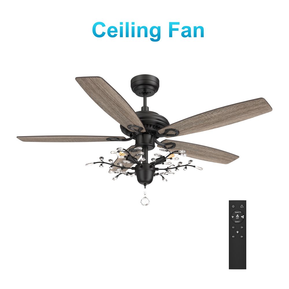 Carro VC525D-L51-BG-1 Huntley 52-inch Ceiling Fan with Remote, Light Kit Included