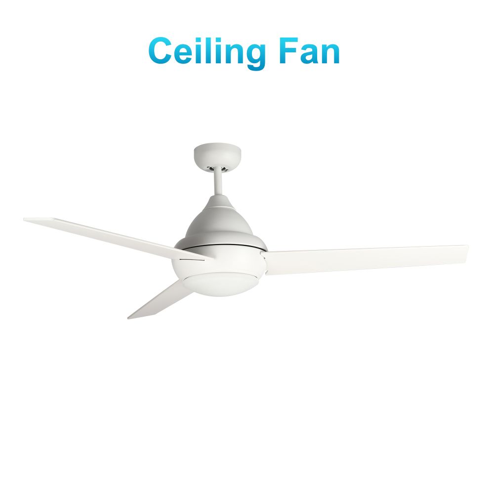 Carro VWGA-523Q-L12-W1-1 Kendrick 52-inch Ceiling Fan with Remote, Light Kit Included