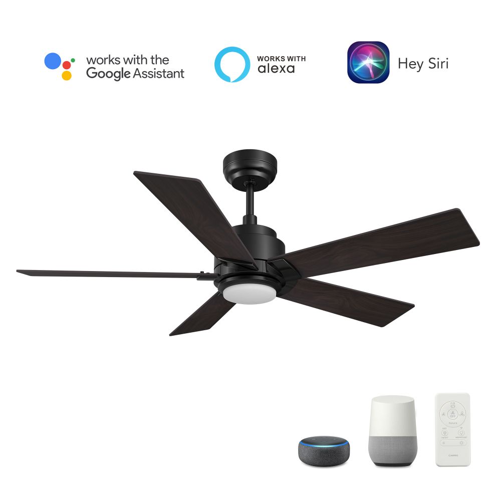 Carro VS485J1-L11-BG-1 Ascender 48-inch Smart Ceiling Fan with Remote, Light Kit Included, Works with Google Assistant, Amazon Alexa, and Siri Shortcuts.