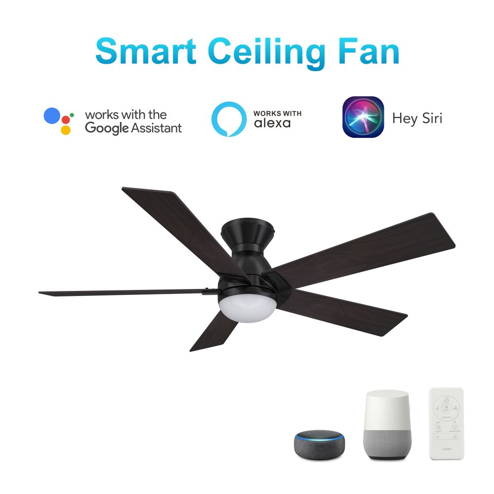 Carro VS525J1-L21-BG-1-FM Ascender 52-inch Smart Ceiling Fan with Remote, Light Kit Included, Works with Google Assistant, Amazon Alexa, and Siri Shortcuts.
