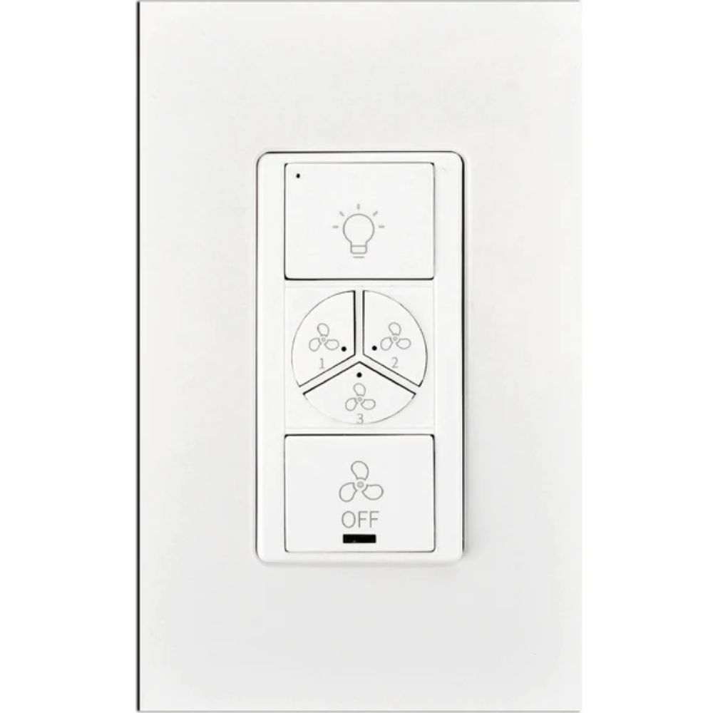 Carro Home VPN-04F01A-WH01 Pionnier Smart Switch, 2 in 1 Fan Speed Control and Light On/Off Switch - 1-Gang, Works with Amazon Alexa, Google Home, and Siri Shortcut, Universal WiFi Fan & Light Controller.