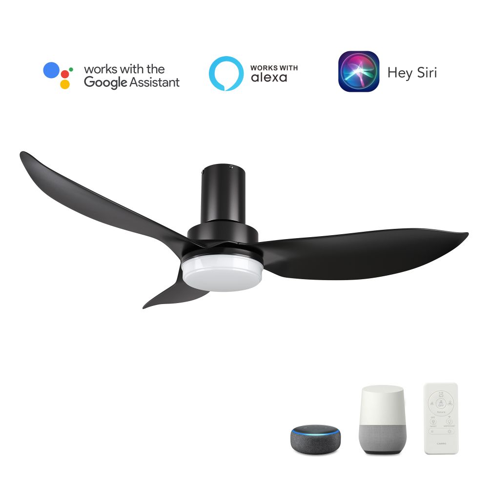 Carro USA VS453V2-L12-B2-1-FM Ryna 45" Smart Ceiling Fan with Remote, Light Kit Included,Works with Google Assistant and Amazon Alexa,Siri Shortcut.