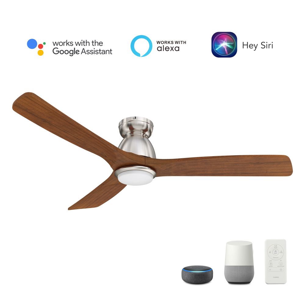 Carro USA VS523N3-L11-SM2-1-FM Akron 52" Smart Ceiling Fan with Remote, Light Kit Included,Works with Google Assistant and Amazon Alexa,Siri Shortcut.