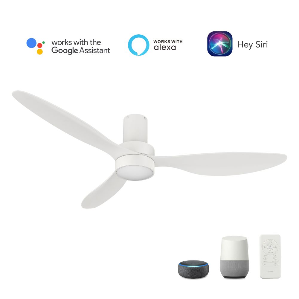 Carro USA VS523N4-L11-W1-1-FM Aurora 52" Smart Ceiling Fan with Remote, Light Kit Included,Works with Google Assistant and Amazon Alexa,Siri Shortcut.