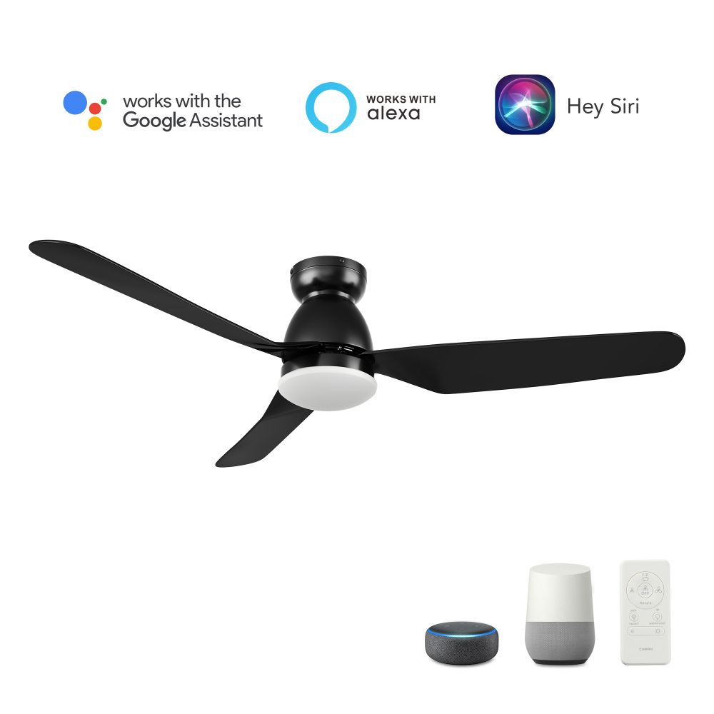 Carro USA VS523N6-L12-B2-1-FM Denver 52" Smart Ceiling Fan with Remote, Light Kit Included,Works with Google Assistant and Amazon Alexa,Siri Shortcut.