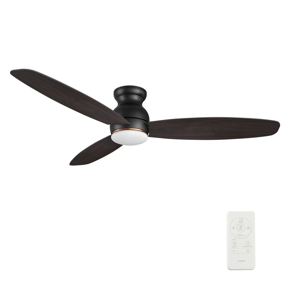 Carro USA YDC603Q-L12-BG-1-FM Honiton 60" Ceiling Fan with Remote, Light Kit Included.