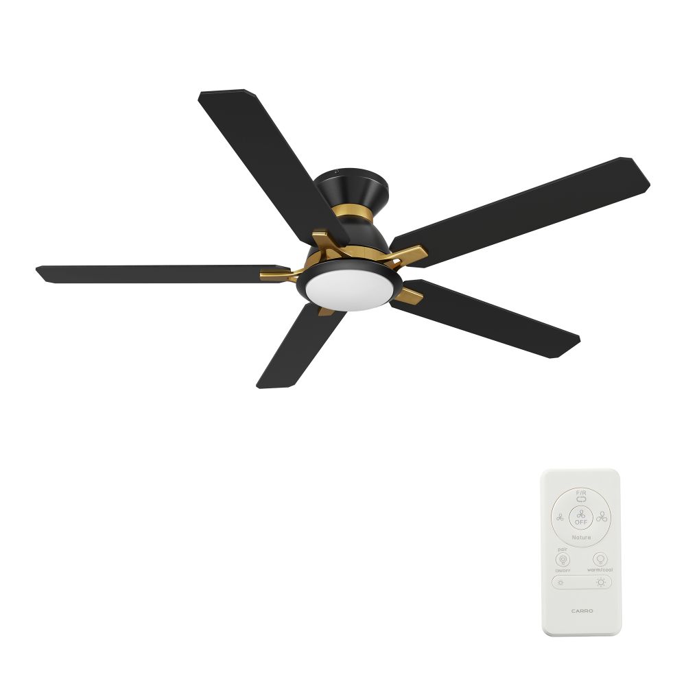 Carro USA YDC605J-L12-B2-1G-FM Bristol 60" Ceiling Fan with Romote, Light Kit Included.