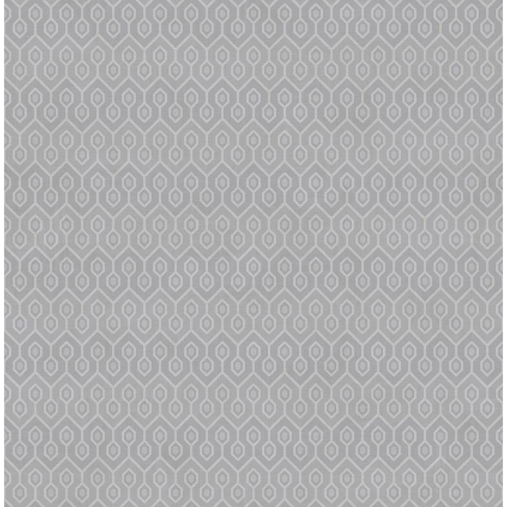 Casa Mia Wallpaper RM-10800 Contemporary 3d Design Gravure Printing Wallcovering Silver