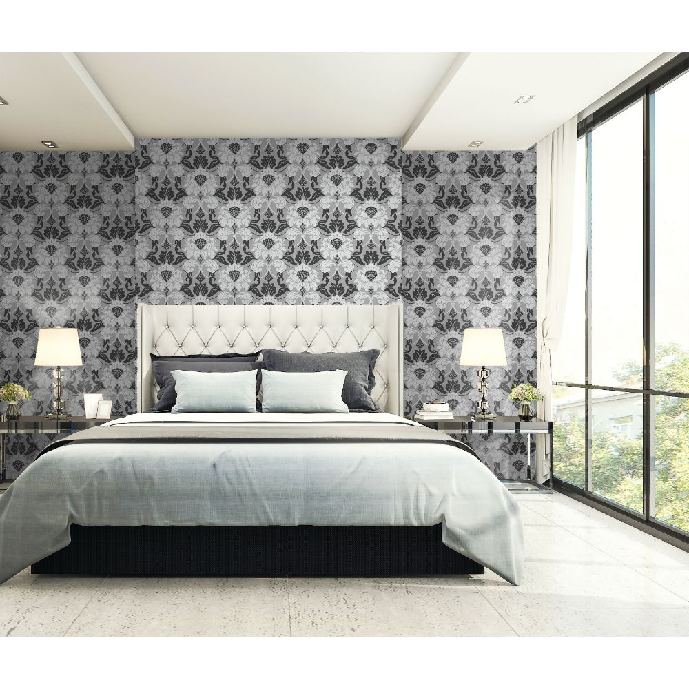 RM20300 - Casa Mia Wallpaper RM20300 Contemporary Damask Gravure ...