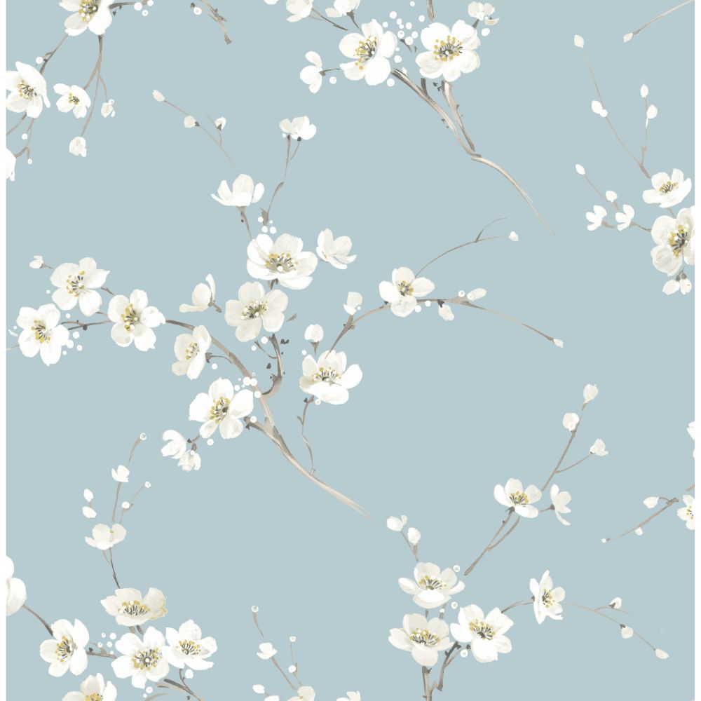 Casa Mia Wallpaper RM22011 Cherry Blossoms - Odessa Peel & Stick Wallpaper