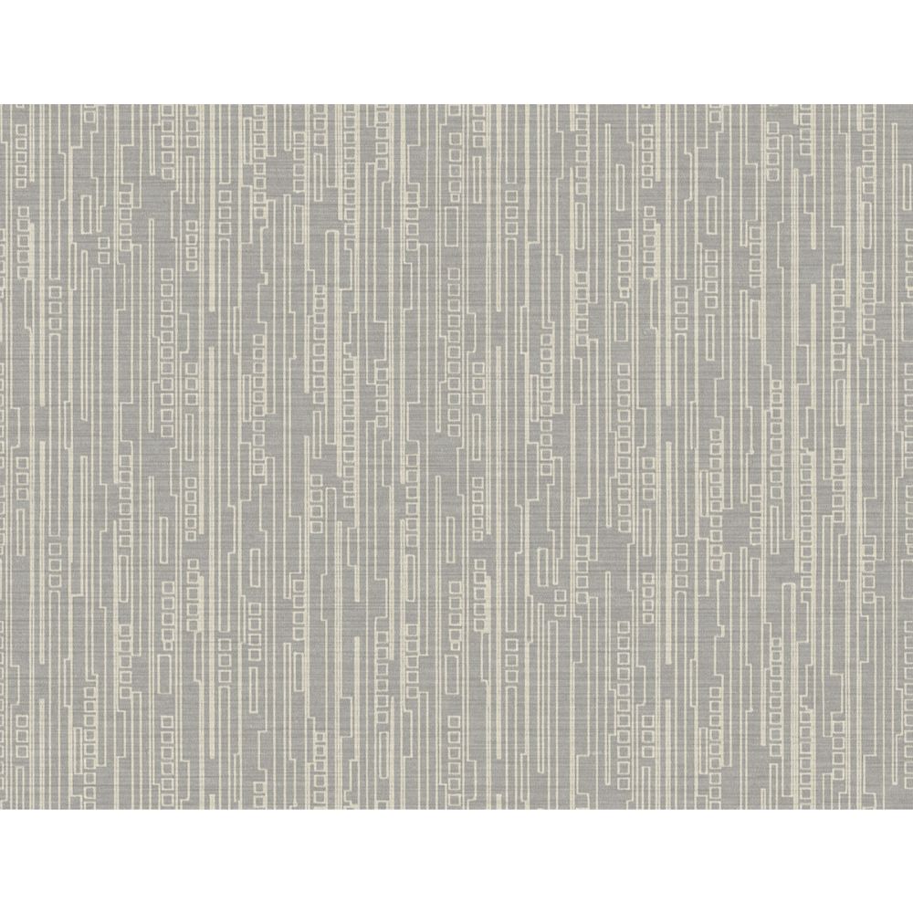 Casa Mia Wallpaper RM31105 Geometric Texture Wallpaper In White, Grey