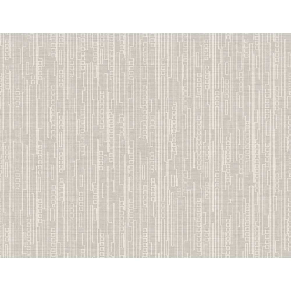 Casa Mia Wallpaper RM31110 Geometric Texture Wallpaper In Soft Grey, White