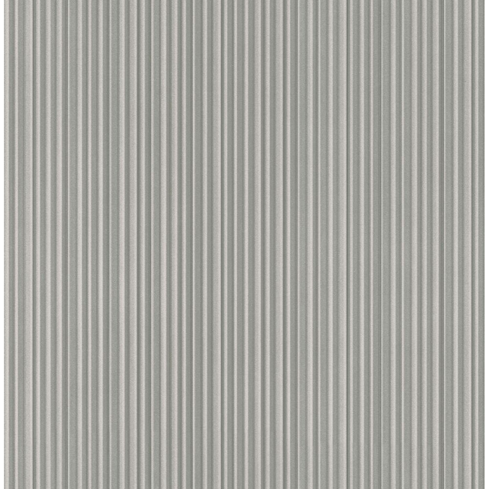 Casa Mia Wallpaper RM31300 Vertical Texture Wallpaper In Silver, Grey 