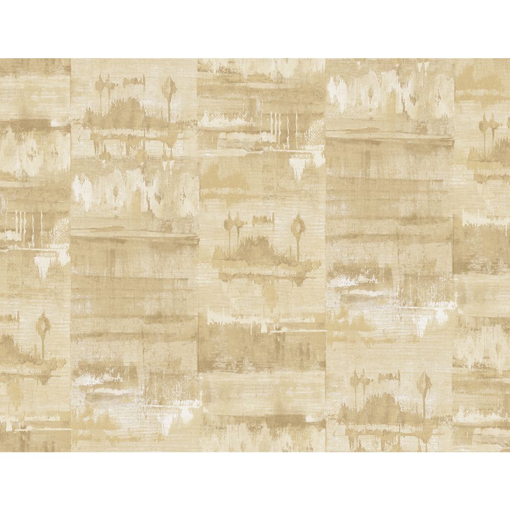 Casa Mia Wallpaper RM40205 Faux Texture Wallaper In Soft Gold, Cream