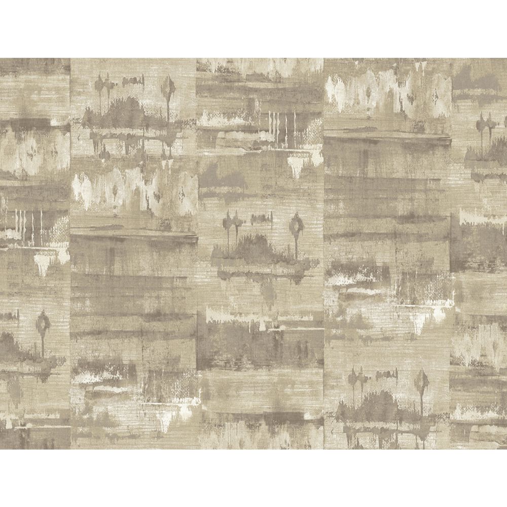 Casa Mia Wallpaper RM40207 Faux Texture Wallaper In Soft Brown, Beige